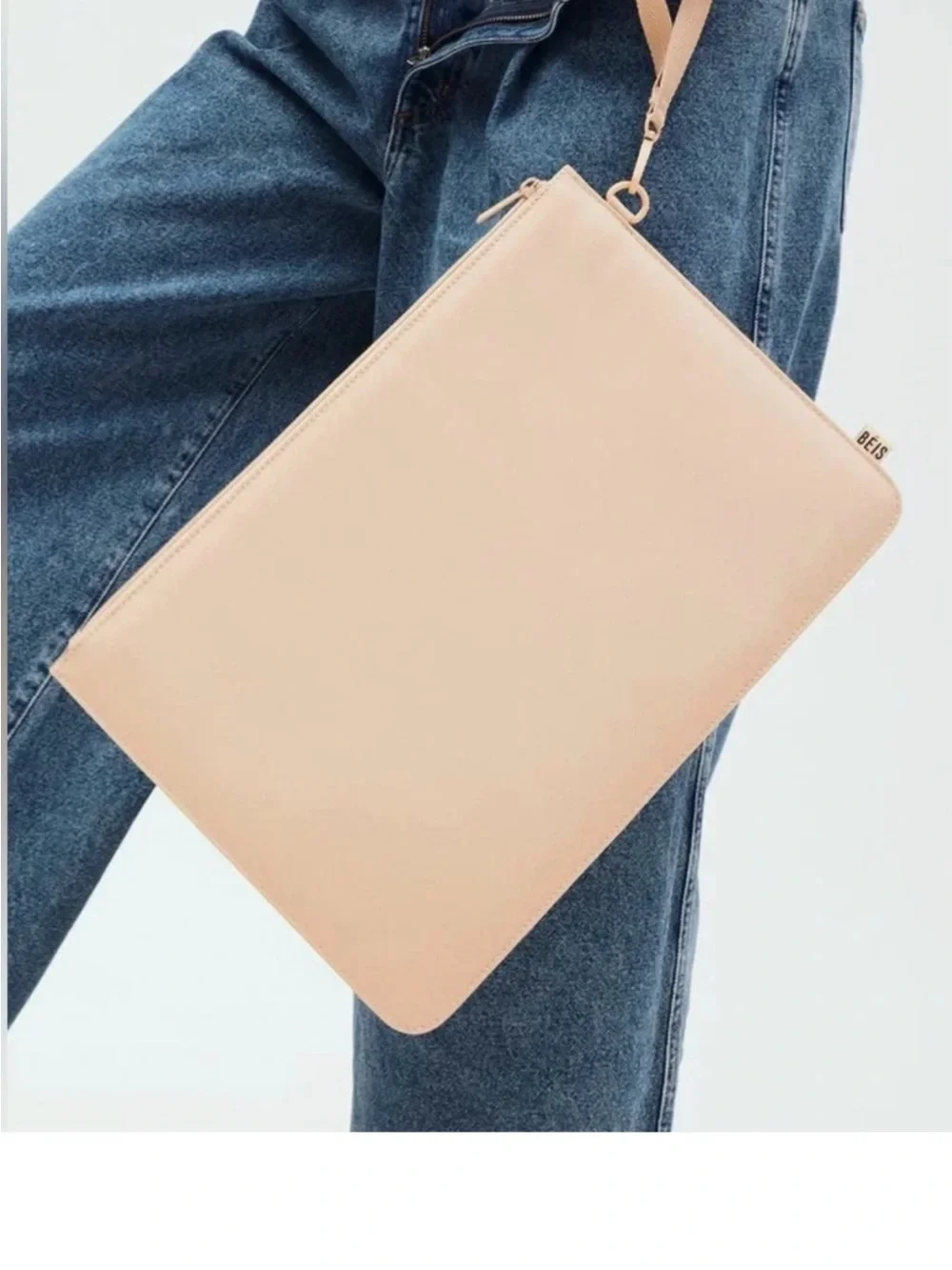 BEIS Nude Convertible Wristlet Pouch